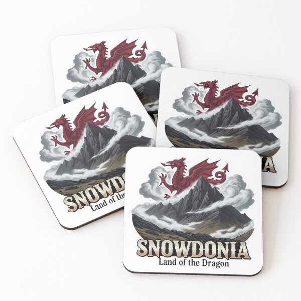 Item preview, Snowdonia Land of the Dragon - Welsh Dragon Y Ddraig Goch Art designed and sold by Digital Dreams Arts.