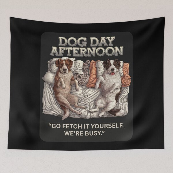 Item preview, Dog Day Afternoon – Lazy Dogs designed and sold by Snark Town Tees.