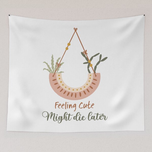 Item preview, Boho Ceramic Hanging Planter designed and sold by Farissa Designs.