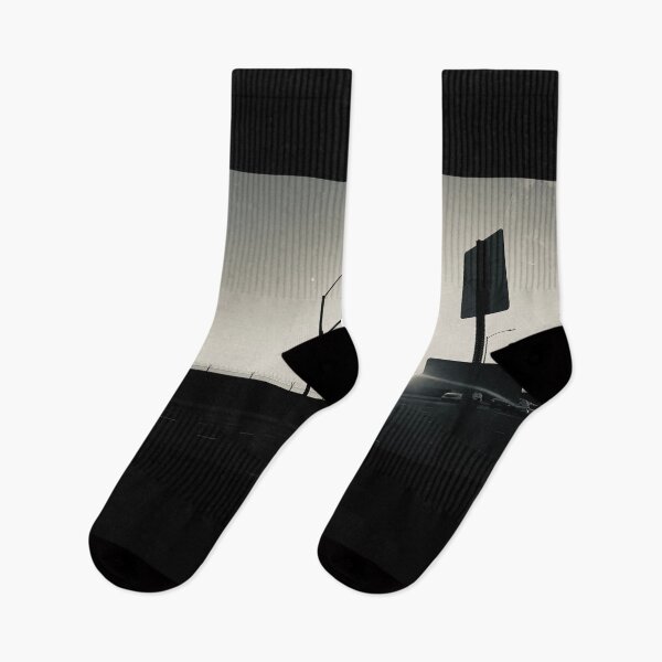 Item preview, Airplane Silhouette Landing at Sunset in Black and White designed and sold by SurgeLA.