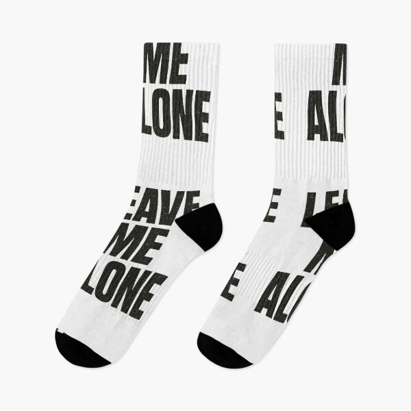 Item preview, Leave Me Alone – Anti Social Typography Design designed and sold by HoopeStylee.