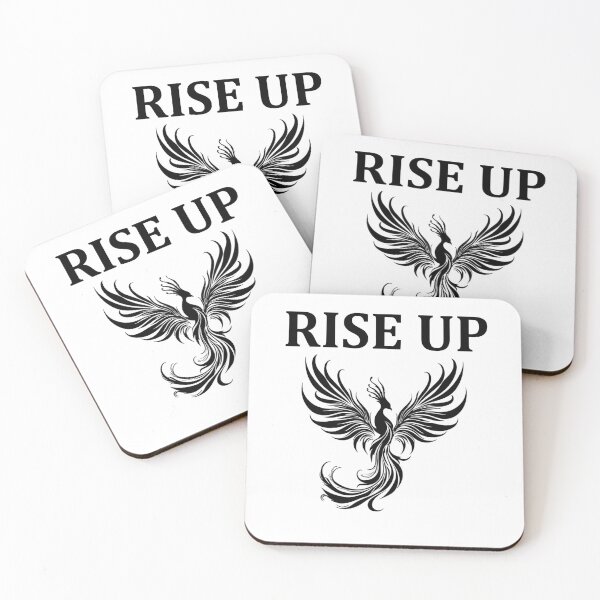 Item preview, Phoenix Rise Up - Inspirational Mythical Bird Art designed and sold by Mix Mood.