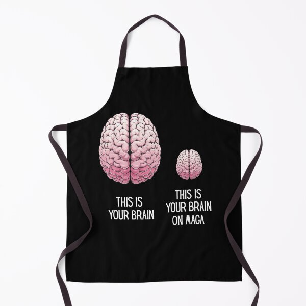 Item preview, This is Your Brain' vs. 'This is Your Brain on MAGA designed and sold by Snark Town Tees.