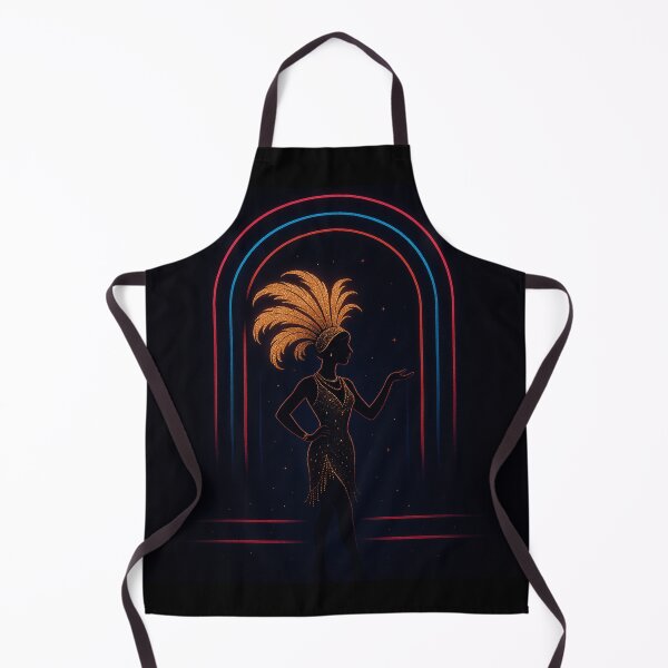 Artikelvorschau, Art Deco Showgirl – Elegante Silhouette im Neonlicht entworfen und verkauft von chrisbe-.