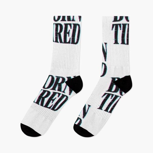 Item preview, Born Tired – Edgy Existential Typography designed and sold by HoopeStylee.