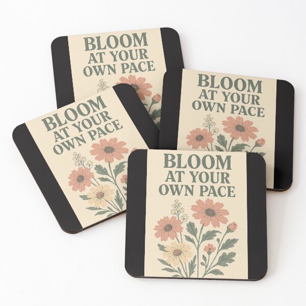 Item preview, Bloom At Your Own Pace – Vintage Botanical Design designed and sold by HoopeStylee.