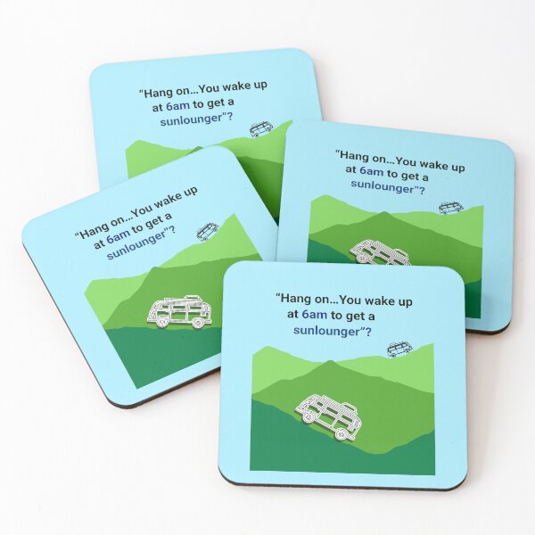 Item preview, Hang on? You fight for sunloungers? Fun design for vanlife light version designed and sold by If a tree falls.
