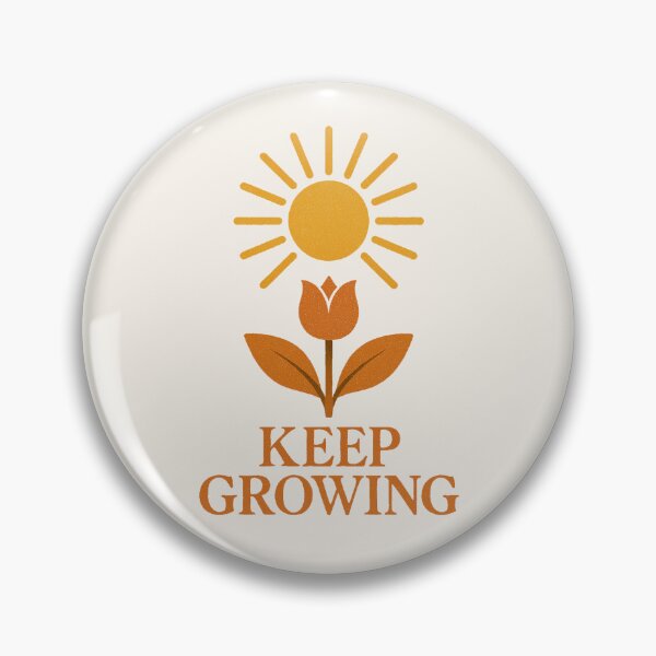 Item preview, Keep Growing – Vintage Sunflower Positivity Design designed and sold by HoopeStylee.
