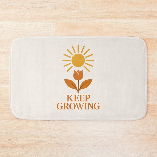 Item preview, Keep Growing – Vintage Sunflower Positivity Design designed and sold by HoopeStylee.