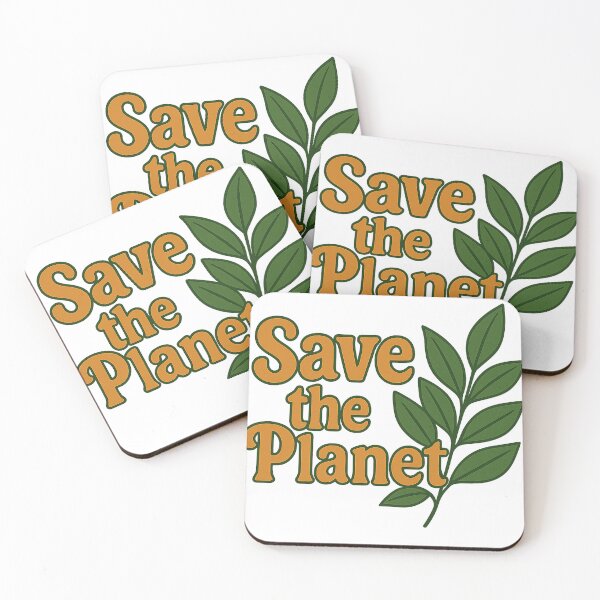 Item preview, Save the PLANET - LOGO designed and sold by Jaded's Cute Clips.
