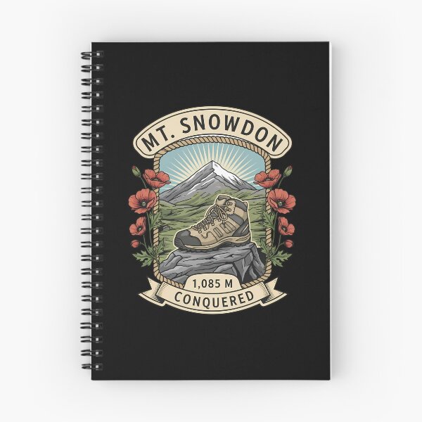 Item preview, Mt. Snowdon Conquered - Vintage Welsh Hiking Patch Emblem designed and sold by Digital Dreams Arts.