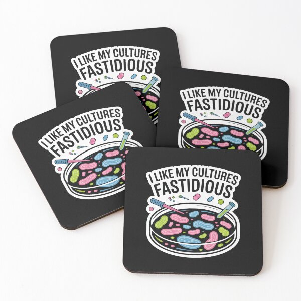 Item preview, I like my cultures fastidious, funny science microbiology designed and sold by NoetherSym.
