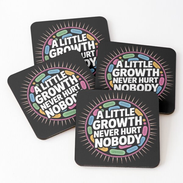 Item preview, A little growth never hurt nobody, funny science microbiology designed and sold by NoetherSym.