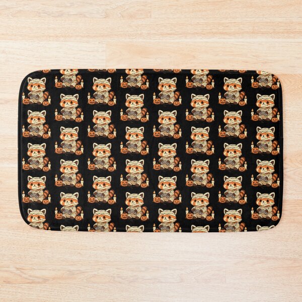 Item preview, Mummy Red Panda Gamer – Cute Halloween Gaming Art designed and sold by EuropeanPrints.