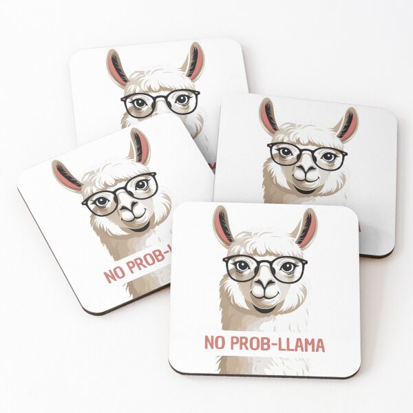 Item preview, No Prob-llama – Cool Llama | Fun Animal Design | Chill Llamas Art designed and sold by WovennDesigns.