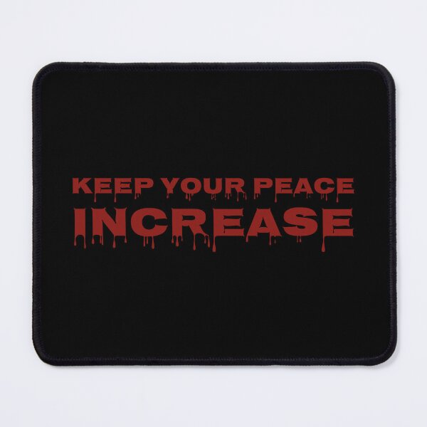 Item preview, Keep Your Peace Increase Motivational Quote Typography Design designed and sold by MONTRIS.