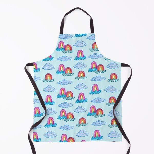 Item preview, Rainbow and Clouds pattern designed and sold by Taçiana Estrela.