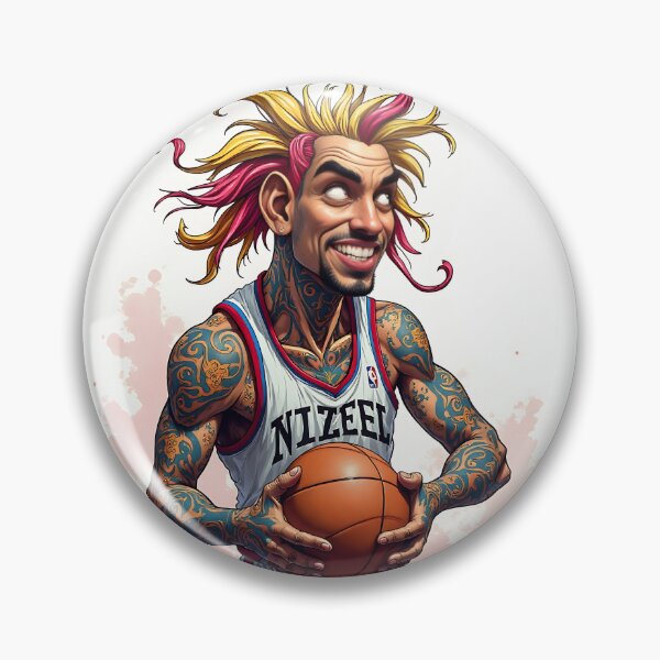 Item preview, Dennis Rodman Caricature – The Worm designed and sold by ChicChikCraze.