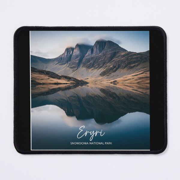 Item preview, Eryri Snowdonia Landscape - Llyn Ogwen and Tryfan Reflection designed and sold by Digital Dreams Arts.