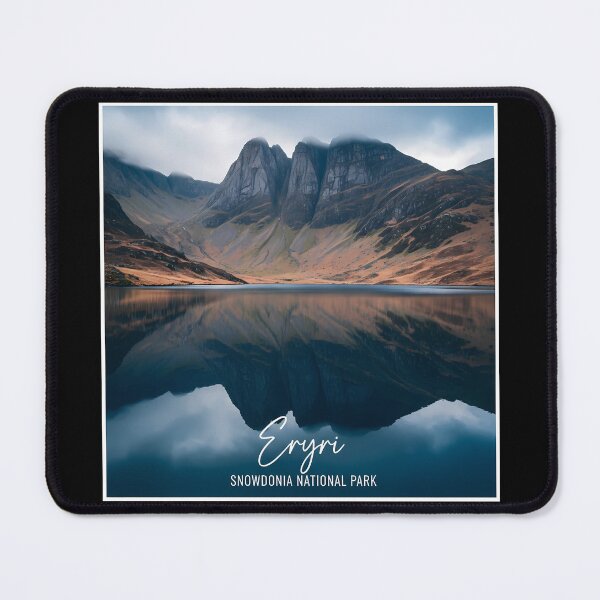 Item preview, Serene Llyn Ogwen Reflection - Tryfan, Snowdonia National Park designed and sold by Digital Dreams Arts.