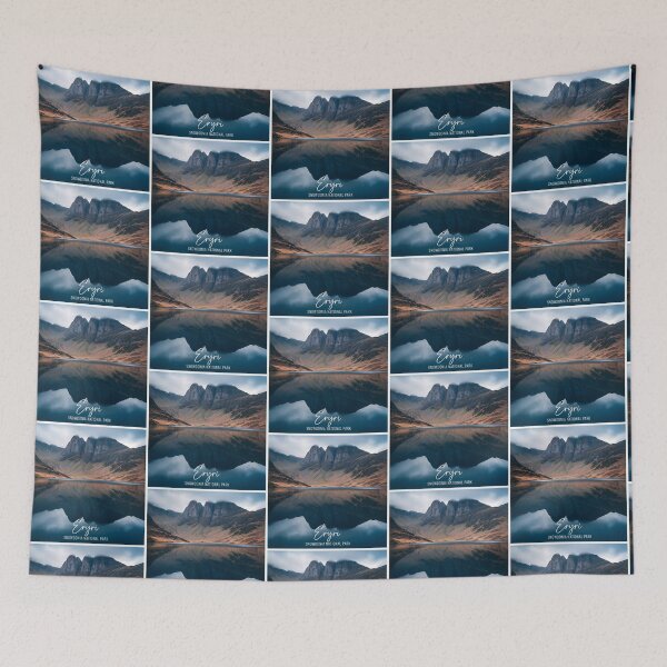 Item preview, Serene Llyn Ogwen Reflection - Tryfan, Snowdonia National Park designed and sold by Digital Dreams Arts.