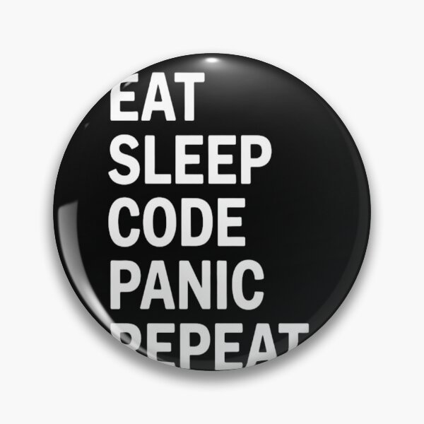 Item preview, Eat Sleep Code Panic Repeat T-Shirt | Software Engineer Gift designed and sold by Professionalpun.
