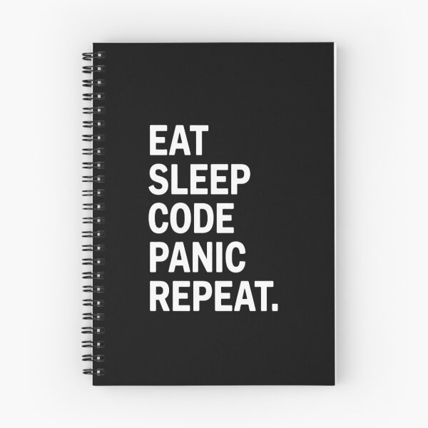 Item preview, Eat Sleep Code Panic Repeat T-Shirt | Software Engineer Gift designed and sold by Professionalpun.