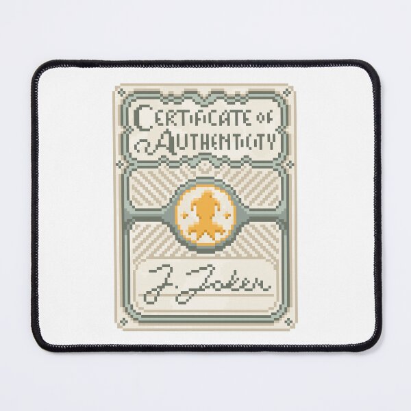 Item preview, Certificate Joker Balatro designed and sold by Gautamaa.