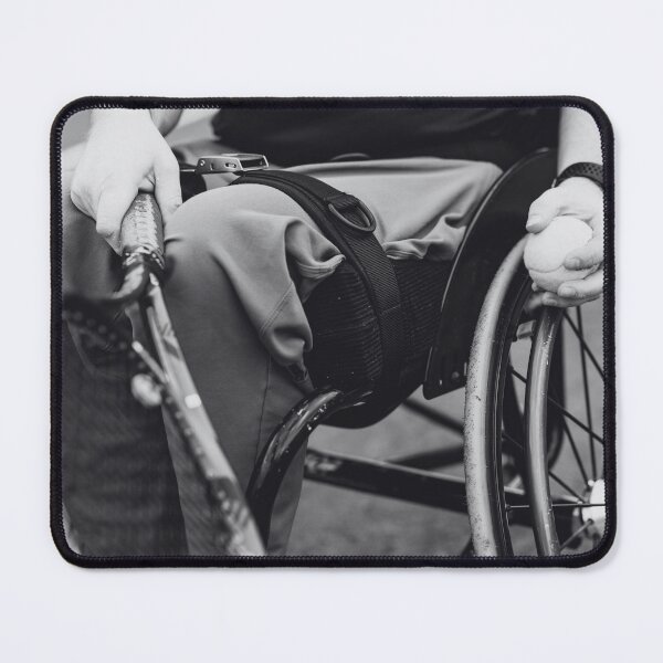Item preview, "Strength in Every Grip – Wheelchair Tennis Determination" designed and sold by It's Wheelie Cool.
