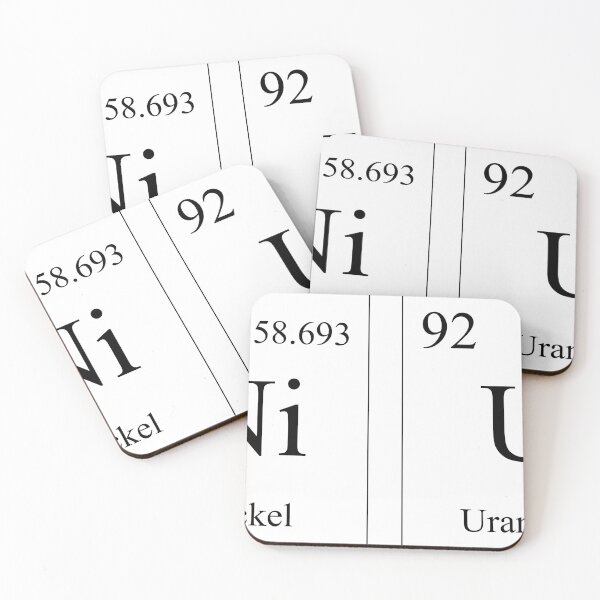 Item preview, The word Genius is written with elements from the periodic table of Mendeleev designed and sold by Tanysha54.