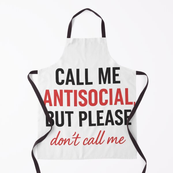 Item preview, Call Me Antisocial But Don’t Call Me Quote designed and sold by Nuvijo.