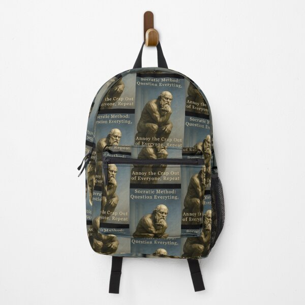 Item preview, Socratic Method: Question Everything, Annoy the Crap Out of Everyone, Repeat designed and sold by JerseyJimi.