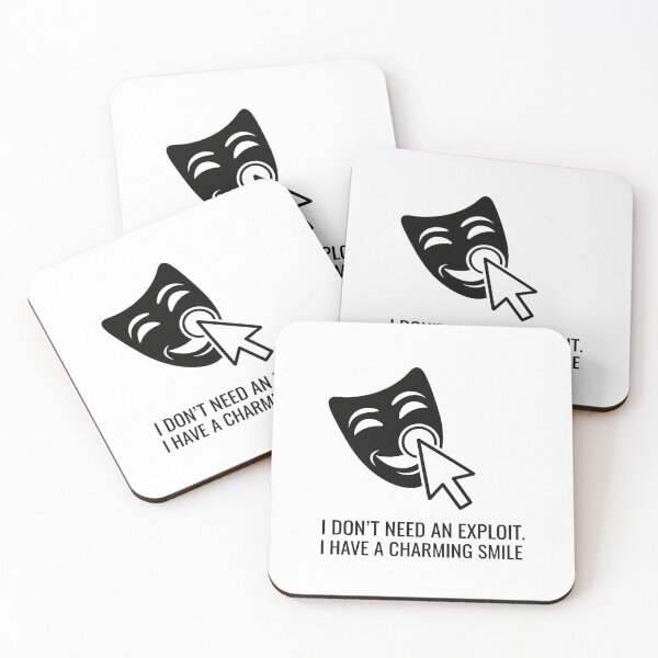 Item preview, Social Engineering T-Shirt - Funny Gift for Pentester & Hacker designed and sold by Pingi-shop.