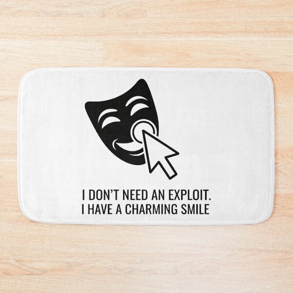 Item preview, Social Engineering T-Shirt - Funny Gift for Pentester & Hacker designed and sold by Pingi-shop.