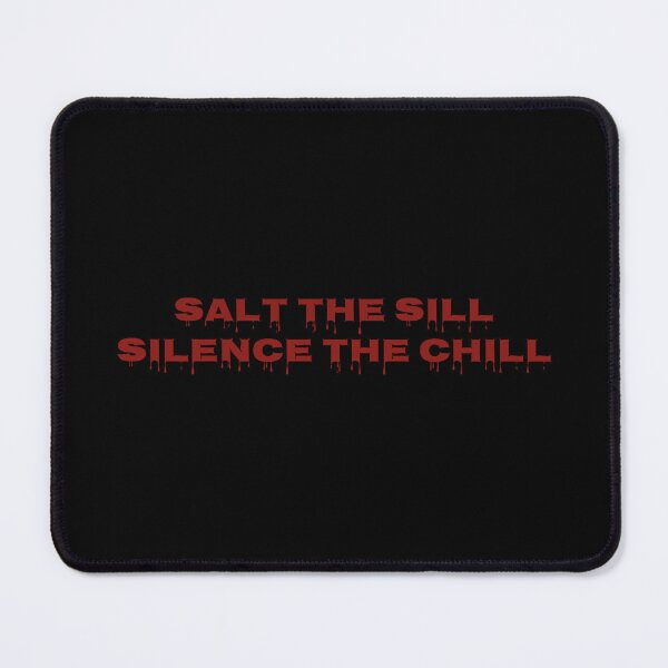 Item preview, Salt the Sill Silence the Chill Poetic Quote Typography Design designed and sold by MONTRIS.
