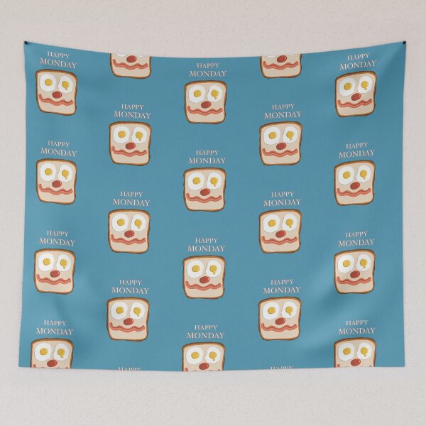 Item preview, HAPPY MONDAY BREAKFAST FACE designed and sold by Micki Moxie.