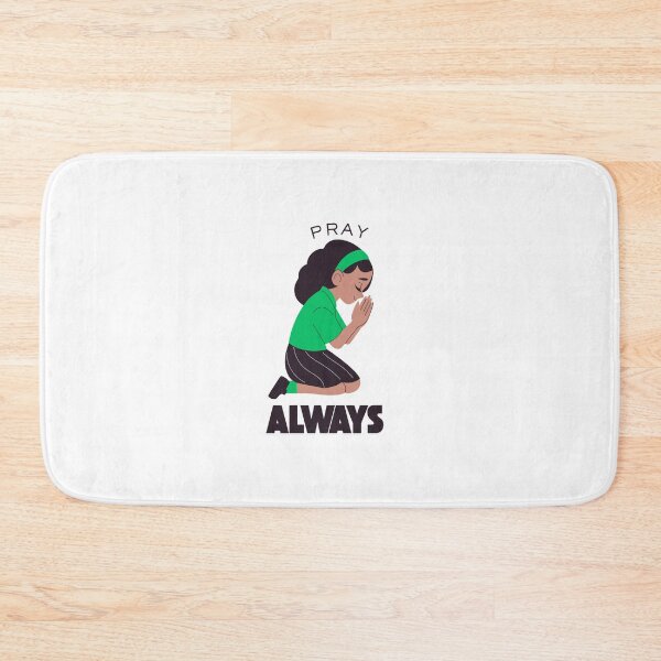 Item preview, Pray Always – Christian Faith Illustration designed and sold by EngeeWealth.