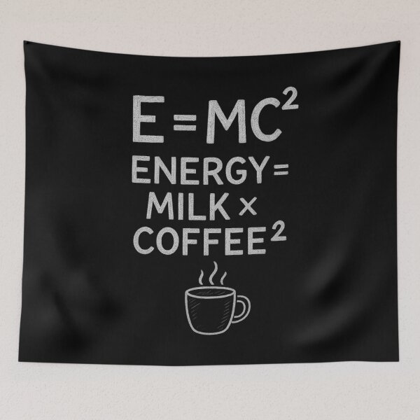 Item preview, Milk x Coffee Funny Formula designed and sold by Nuvijo.