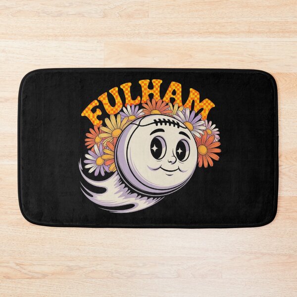 Item preview, Retro Fulham Smiley Ball with Flowers designed and sold by YounexxART.