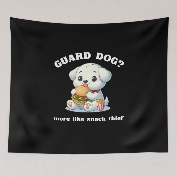 Item preview, Guard Dog? more like snack thief designed and sold by Viikis.