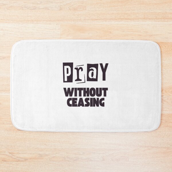 Item preview, Inspirational Christian Quote Pray Without Ceasing designed and sold by EngeeWealth.