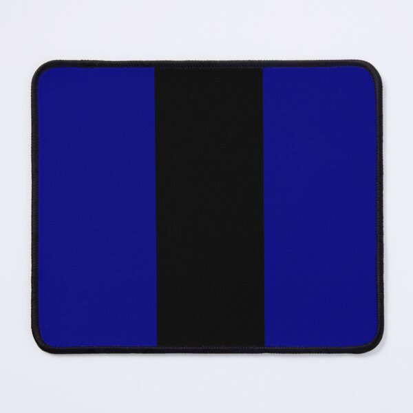 Item preview, Single Racing Stripe (Black - Navy Blue Background) designed and sold by Racing Stripes Only.
