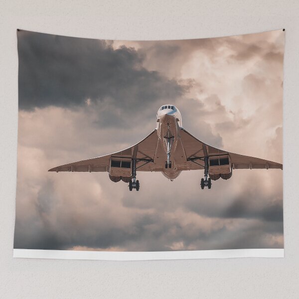 Item preview, Concorde Over Airport Buildings designed and sold by Skyframe Aviation.
