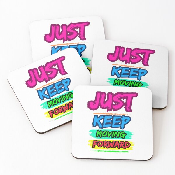 Item preview, Just Keep Moving Forward Motivational Design designed and sold by ExploreAura Studio.
