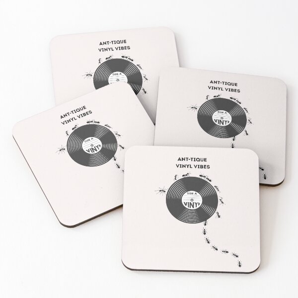 Item preview, ANT-Tique Vinyl Vibes, A gift for music and vinyl fans designed and sold by Kadurka-ideas.