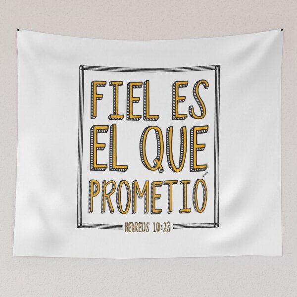 Item preview, Fiel es el que prometio Hebreos 10:23 designed and sold by Christian Apparel, Decor and More.