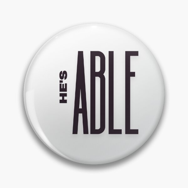 Item preview, Christian Typography Art – He’s Able Quote designed and sold by EngeeWealth.