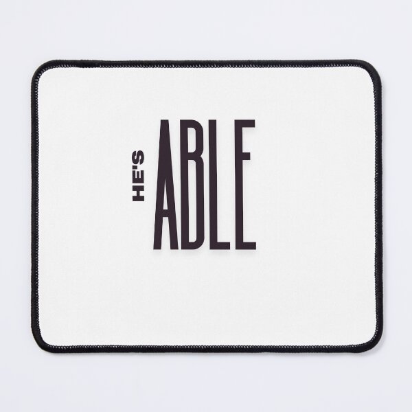 Item preview, Christian Typography Art – He’s Able Quote designed and sold by EngeeWealth.