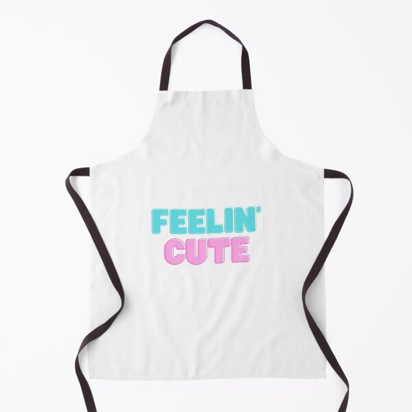 Item preview, ✨ Feelin’ Cute Aesthetic Text Design – Fun Retro Pastel Style designed and sold by DV-Studios.