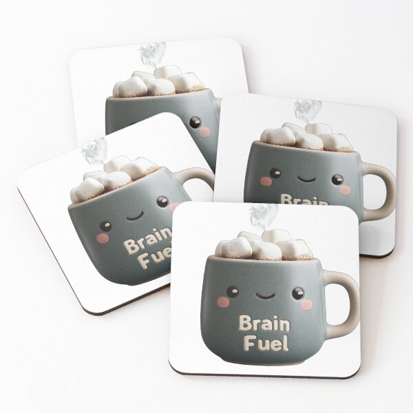 Item preview, Anime Coffee Cup – “Brain Fuel” Kawaii Mug T-Shirt designed and sold by Lumiart1408.